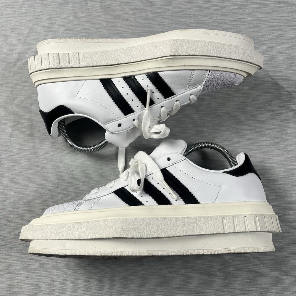 Beyonce Ivy Park x Adidas Superstar Womens Size 8 White Platform Sneakers FY7730